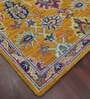 Orange Persian Wool 8 ft x 10 ft Hand Tufted Carpet