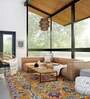 Orange Persian Wool 8 ft x 10 ft Hand Tufted Carpet