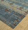 Blue Persian Wool 8 ft x 10 ft Hand Knotted Carpet