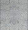 Grey Persian Wool 8 ft x 10 ft Hand Knotted Carpet