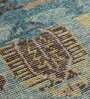 Blue Persian Wool 8 ft x 10 ft Hand Knotted Carpet