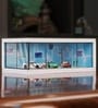Blue Diorama Garage Showroom For Collectors Without Cars