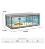 Blue Diorama Garage Showroom For Collectors Without Cars