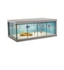 Blue Diorama Garage Showroom For Collectors Without Cars
