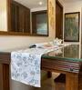 Bluebell Blue Cotton (72 x13) Inch Table Runner