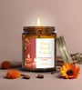 Blueberry Scented Diwali Festive Glass Jar Candle