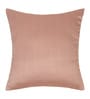 Blush and Light Blue Polyester Jacquard 16x16 inches Cushion Cover Set of 2