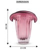 Blush Bloom Glass Vase L