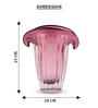 Blush Bloom Glass Vase S