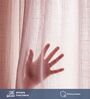 Blush Pink with pom pomSolid Polyester Curtains for Long Door Pack of 2