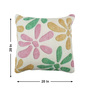 Blush Polyester Floral 20x20 inches Cushion Cover