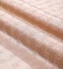 Blush Polyester Jacquard 7ft Regular Eyelet Door Curtain