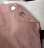 Blush Polyester Solid 9ft Sheer Eyelet Long Door Curtain