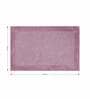 Blush Reversible Cotton Bathmat (40x60 cm)
