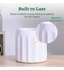Blushing Sun Large White Ceramic Planter