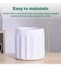 Blushing Sun Large White Ceramic Planter