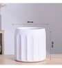 Blushing Sun Large White Ceramic Planter