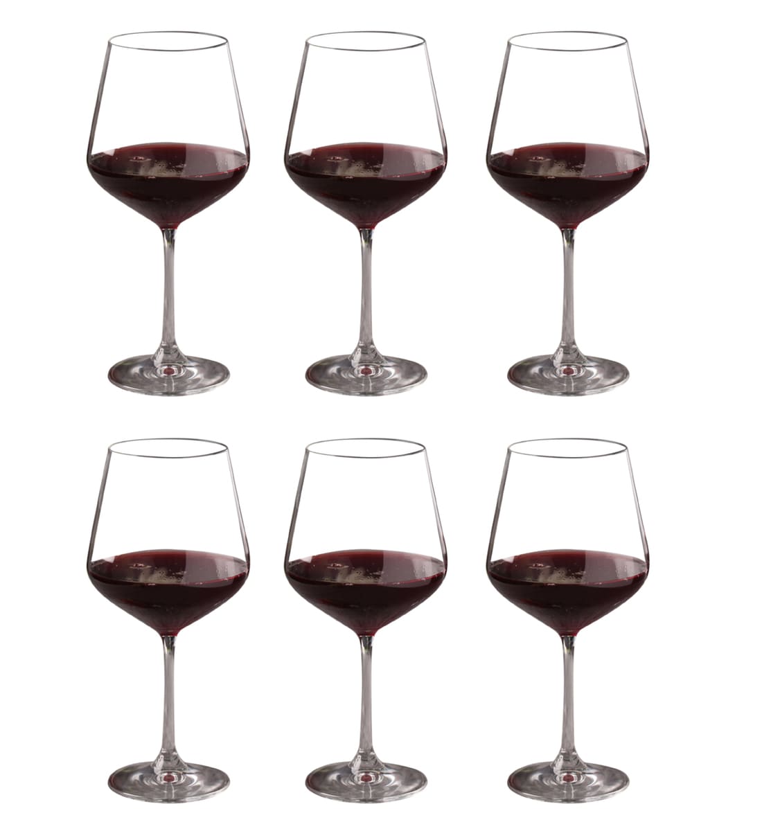 Buy Crystal Sandra 570ml Set Of 6 Glass Wine Glass By Bohemia Crystal