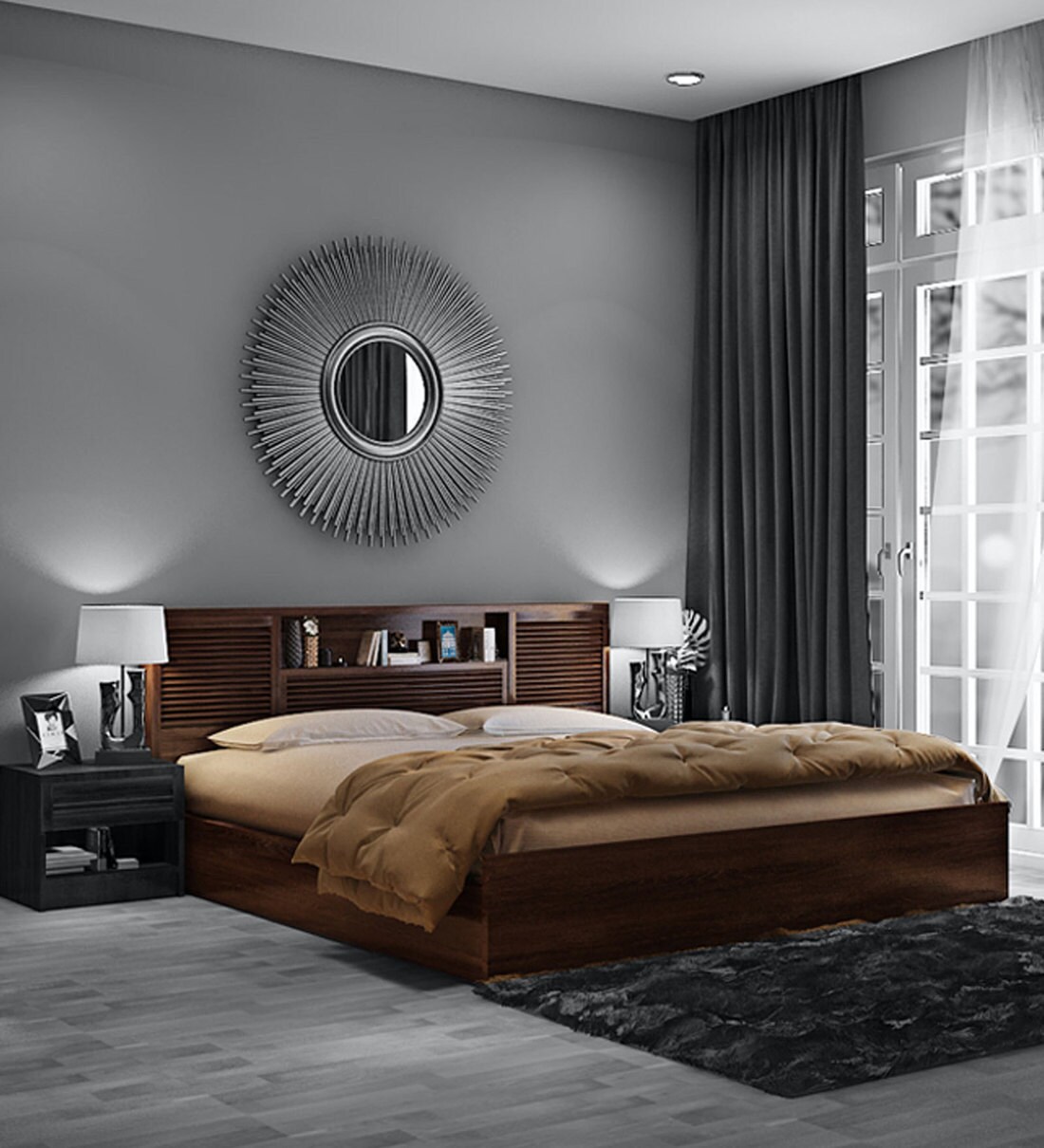 pepperfry cots king size