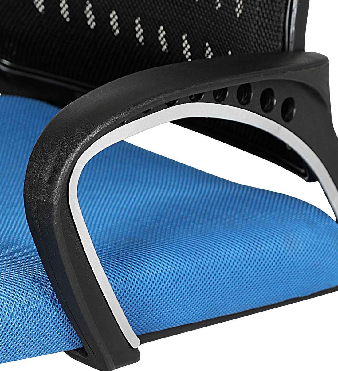 Buy Boom Ergonomic Chair In Blue Colour By Da Urban Online Mid Back