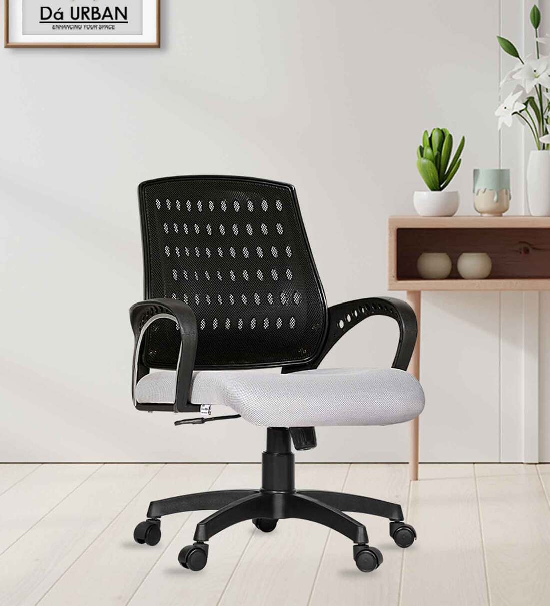 Buy Boom Breathable Mesh Ergonomic Chair in Grey Colour at 49 OFF by