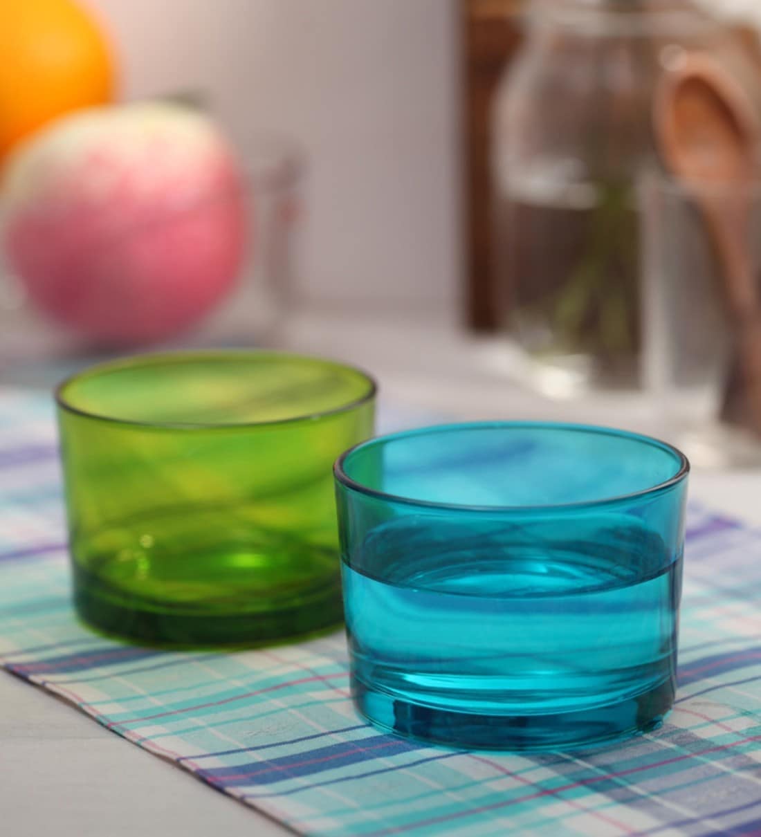 Buy Bormioli Rocco Bodega Multicolour Glass 220 Ml Mini Tumbler Set