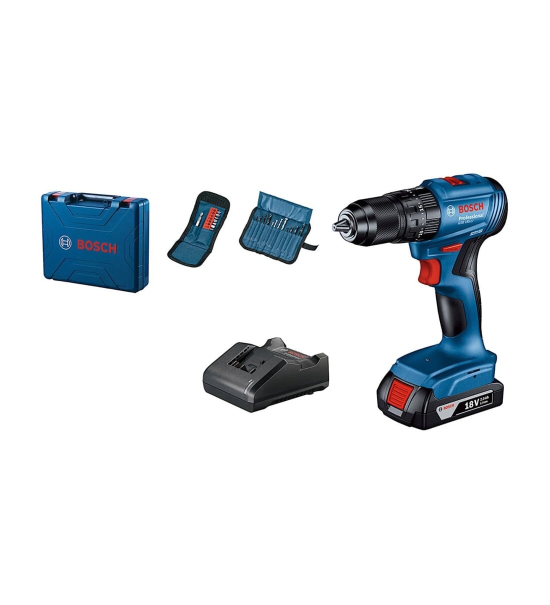 Buy Bosch GSB 185-LI Kit 18V Lithium-ion Professional Cordless Combi ...