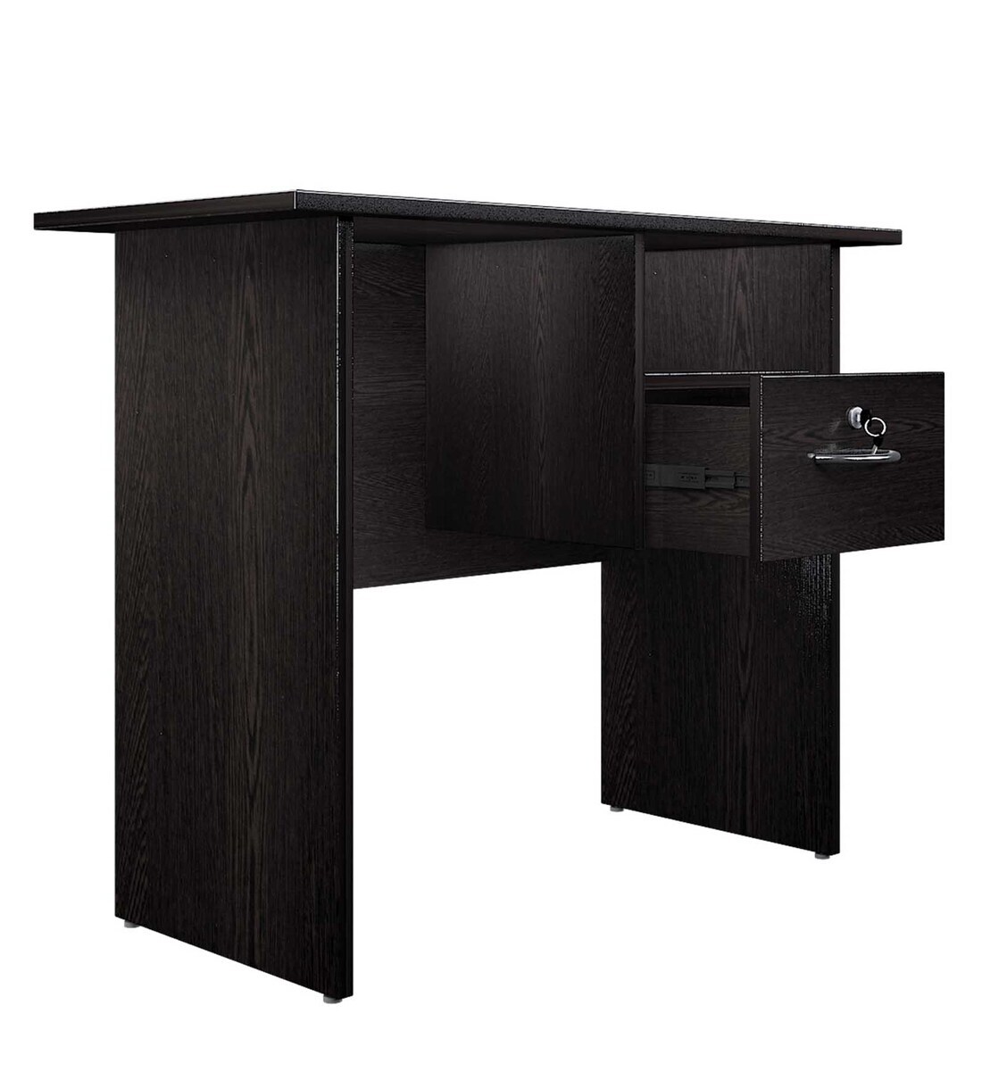 Buy Boston Study Table With One Drawer In Wenge Colour By Crystal Furnitech Online Modern
