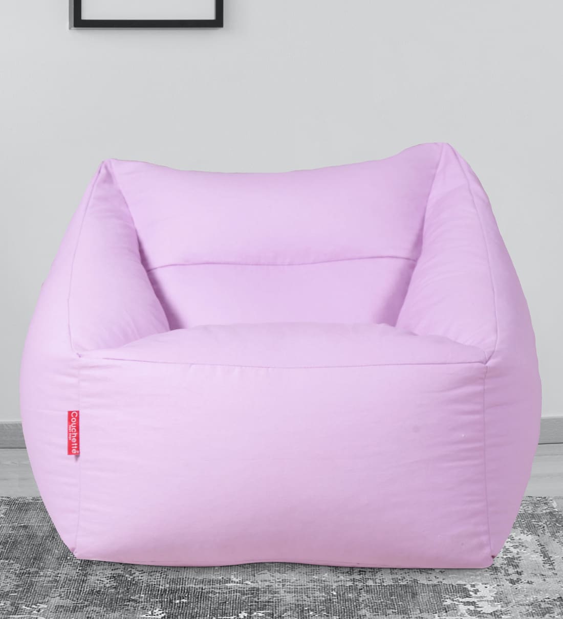 Buy Box Large Kids Bean Bag With Beans In Lilac Colour By Couchette   Box Large Kids Bean Bag With Beans In Lilac Colour By Couchette Box Large Kids Bean Bag With Beans I Pgmrwz 