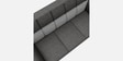 Bobbin Fabric 3 Seater Sofa In Charcoal Colour