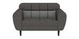 Bobbin 2 Seater Sofa in Charcoal Grey Colour