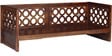 Bogota Sofa Cum Bed with Mattress in Provincial Teak Finish