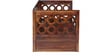 Bogota Sofa Cum Bed with Mattress in Provincial Teak Finish