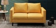 Bonito Velvet 2 Seater Sofa In Yellow Colour