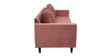 Bonito Velvet 3 Seater Sofa In Blush Pink Colour