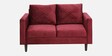 Bonito Velvet 2 Seater Sofa In Berry Red Colour