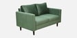 Bonito Velvet 2 Seater Sofa In Green Colour