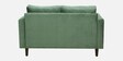 Bonito Velvet 2 Seater Sofa In Green Colour