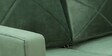 Bonito Velvet 2 Seater Sofa In Green Colour