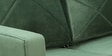 Bonito Velvet 2 Seater Sofa In Green Colour