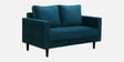 Bonito Velvet 2 Seater Sofa In Teal Blue Colour