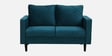 Bonito Velvet 2 Seater Sofa In Teal Blue Colour