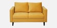 Bonito Velvet 2 Seater Sofa In Yellow Colour