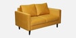 Bonito Velvet 2 Seater Sofa In Yellow Colour