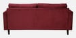 Bonito Velvet 3 Seater Sofa In Berry Red Colour