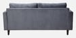 Bonito Velvet 3 Seater Sofa In Fossil Grey Colour