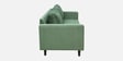 Bonito Velvet 3 Seater Sofa In Green Colour