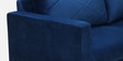 Bonito Velvet 3 Seater Sofa In Royal Blue Colour