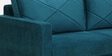 Bonito Velvet 3 Seater Sofa In Teal Blue Colour