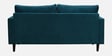 Bonito Velvet 3 Seater Sofa In Teal Blue Colour